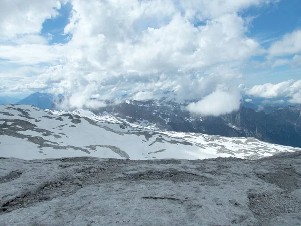 Αναρρίχηση Konigsjodler Klettersteig Στο Hochkonig Στην Αυστραλία Άλπεις — Φωτογραφία Αρχείου