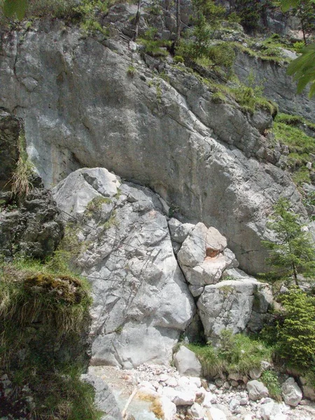 Híres Silberkarklamm Szurdok Klettersteig Ausztriában Dachstein Masszív — Stock Fotó