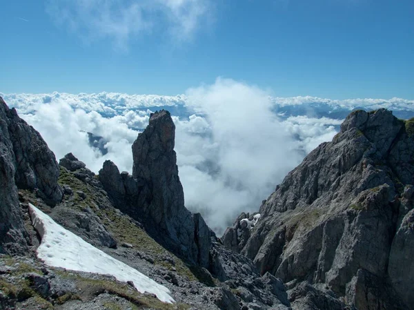 Avusturalya Alplerindeki Hochkonig Konigsjodler Klettersteig Tırmanmak — Stok fotoğraf