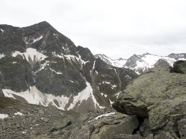 Incrível Belas Paisagens Verão Otztal Alpes Áustria — Fotografia de Stock