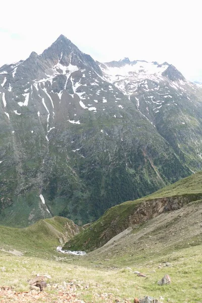 Incrível Belas Paisagens Verão Otztal Alpes Áustria — Fotografia de Stock