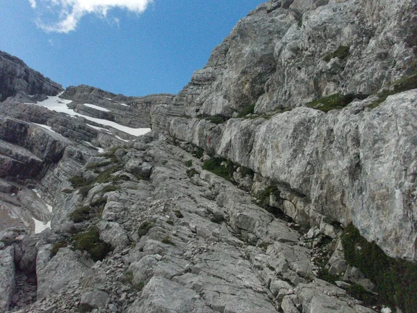 Stupendo Paesaggio Roccioso Delle Dolomiti Italiane Alto Adige Arounf Monte — Foto Stock