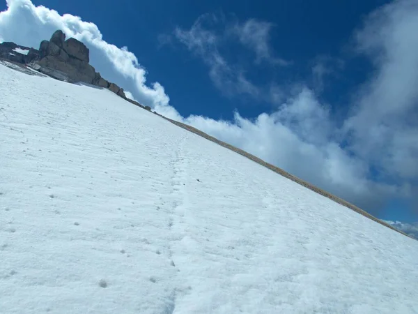 Csodálatos Sziklás Táj Olasz Dolomitok Déli Tirol Körül Monte Antelao — Stock Fotó