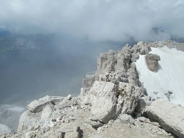 Peisaj Stâncos Uimitor Dolomiți Italieni Tirolul Sud Arounf Monte Antelao — Fotografie, imagine de stoc