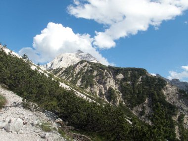 İtalyan dolomitleri güney tirol monte antelao 'da inanılmaz kaya manzarası