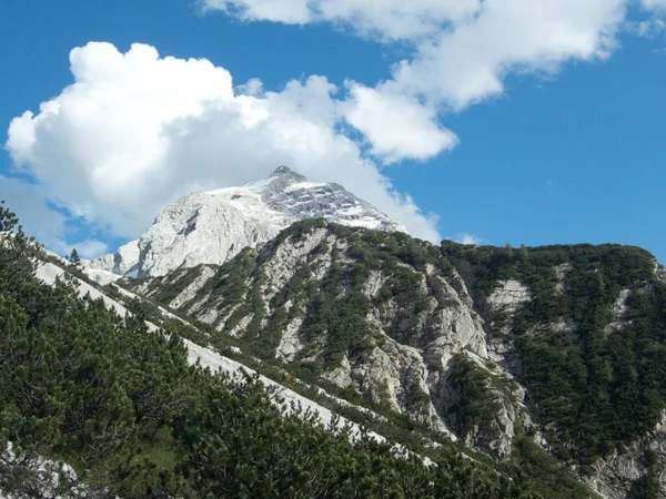 Increíble Paisaje Rocoso Dolomitas Italianas Sur Del Tirol Arounf Monte — Foto de Stock