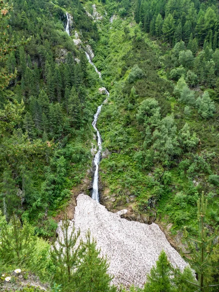 Superbe Paysage Été Dans Les Alpes Otztales Autriche — Photo