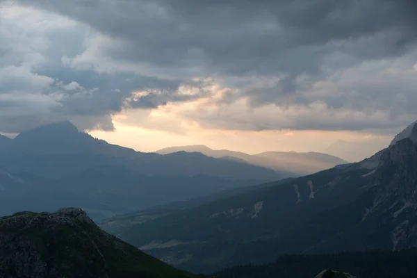 Krásná Krajina Letní Pohled Dolomitech Itálii — Stock fotografie