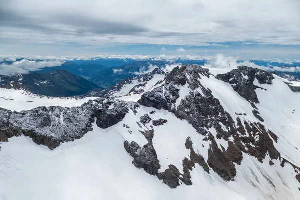 Prachtig Alpenlandschap Oostenrijk Zomer Klimmen Zuclerhuttl Berg Stubaier Alpen — Stockfoto