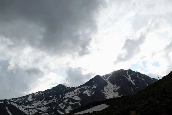 Mountaineering Ascending Wildspitze Otztal Alps Austria Vent Summer — Foto de Stock