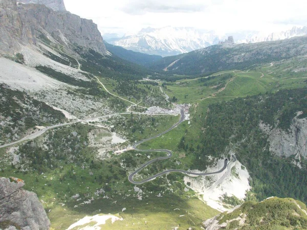 Bela Paisagem Vista Verão Dolomitas Itália — Fotografia de Stock