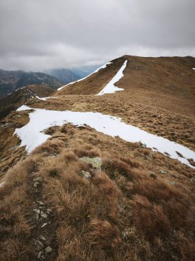 Güzel, serin sonbahar yürüyüşü Avrupa 'da Alpen Alpen' de.