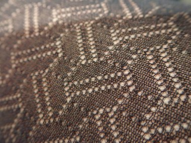 Bağcıklı kadın taytının deseninin ayrıntıları