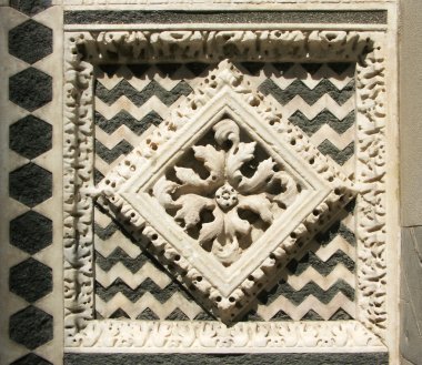 Tarihi bina, dekoratif taş döşeme