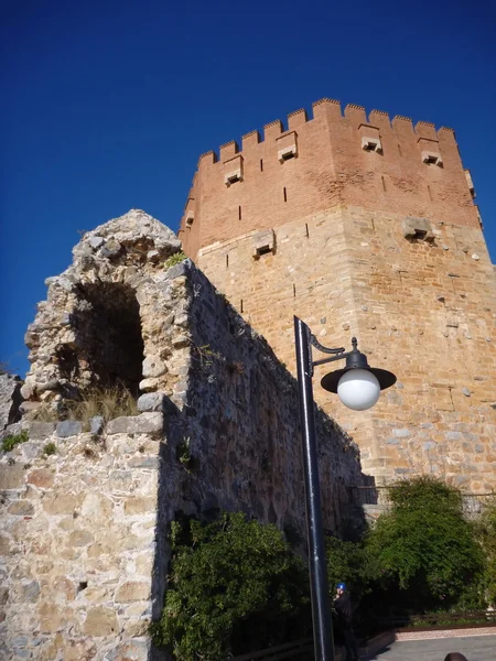 Alanya kalesinin Kulesi — Stok fotoğraf