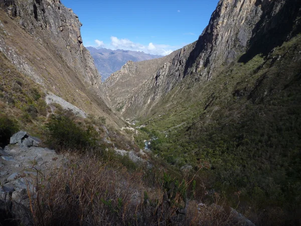 Trekkingowe santa cruz w cordillera blanca w peru — Zdjęcie stockowe