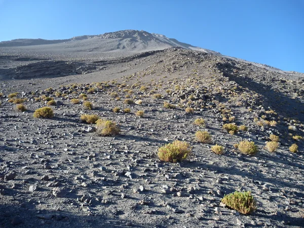 Вулкан Эль Мисти над arwquipa — стоковое фото