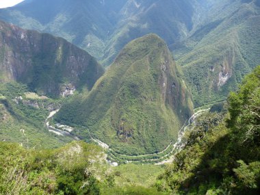 Mount putucusi urubamba Vadisi machu picchu gördüm