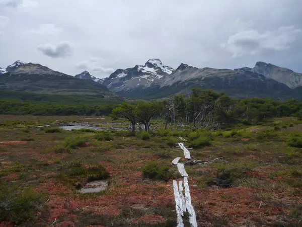 Paisagem patagônica em tierra del fuego em argentina — Fotografia de Stock