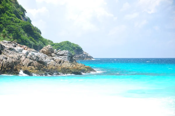 Playa tropical blanca — Foto de Stock
