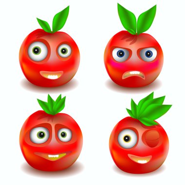 Duygu ile meyve simgeler