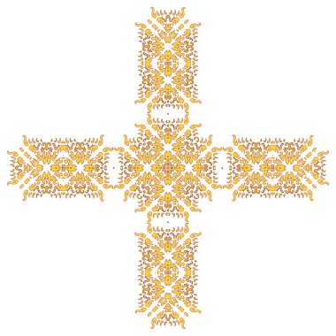 Desen süsleme çapraz