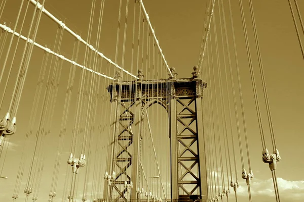 Мангеттенському Мосту Нью Йорк — стокове фото