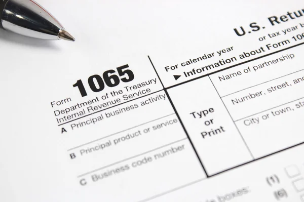 Nós formulário de imposto — Fotografia de Stock