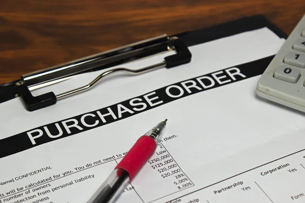 Purchase order form