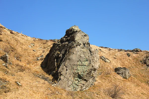 Big stone in mountain — Stock Photo, Image