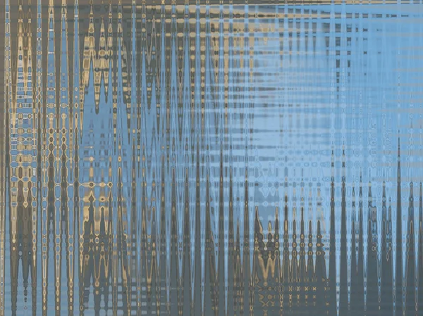 Astratto caotico zigzag su sfondo blu — Foto Stock