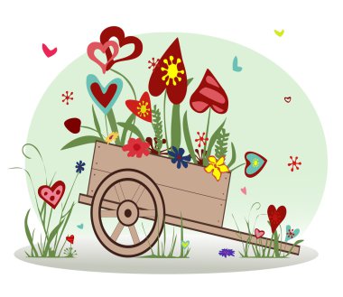 Kupa arabası Çiçek Aranjman