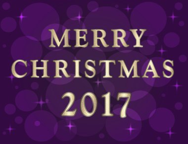 Christmas illüstrasyon bokeh etkisi ile