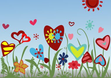 Kalp çiçek düzenlemeleri