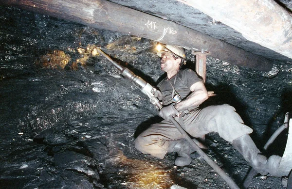 煤矿矿工法国 — 图库照片