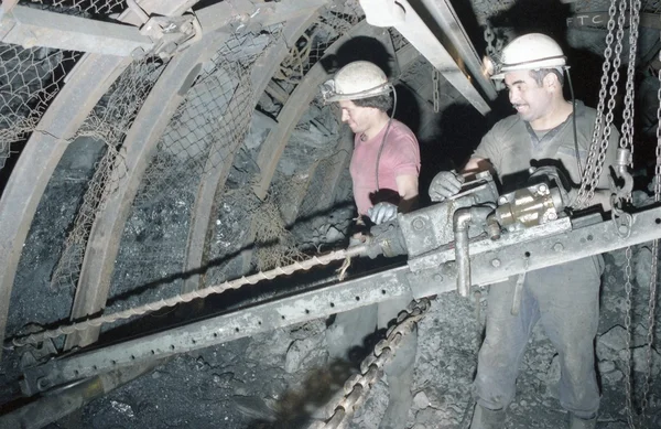 煤矿矿工法国 — 图库照片