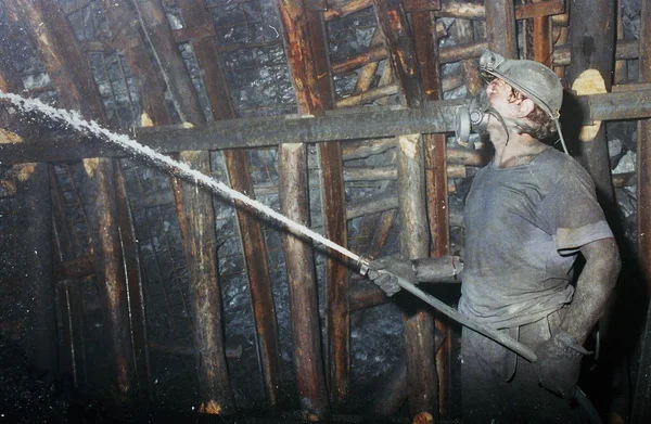 Mine charbon Francia — Foto de Stock