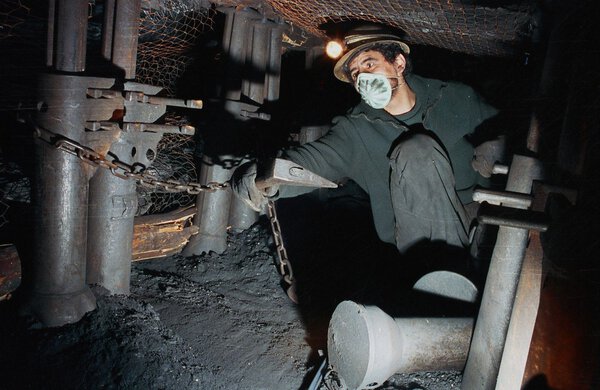 Mine de charbon France.