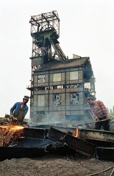 Důl de charbon Francie. — Stock fotografie