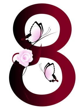 Çiçek sayısı sekiz.