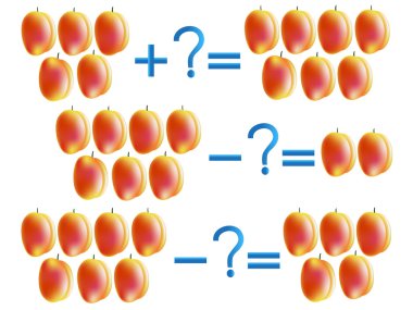 Eylem ilişki ekleme ve çıkarma, şeftali örneklerle.