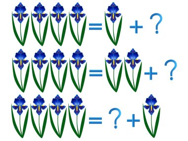  Dört bileşimi çocuklar için oyunlar eğitim.