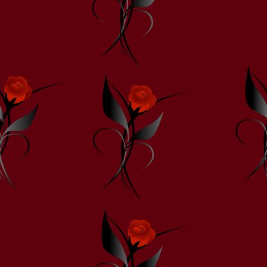  Gül demetleri ile Seamless Modeli.