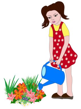 Kız Sulama Çiçekleri.