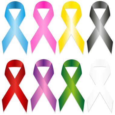 Farkındalık şerit kümesi.