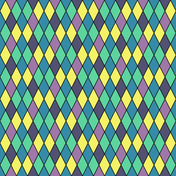 Rhombus kesintisiz renkli desen