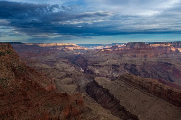 Vista Panoramica Del Grand Canyon Dal Punto Vista Del Deserto — Foto Stock
