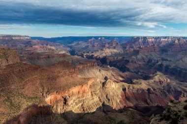 Büyük Kanyon manzarası, Büyük Kanyon Ulusal Parkı, Arizona Eyaleti, ABD