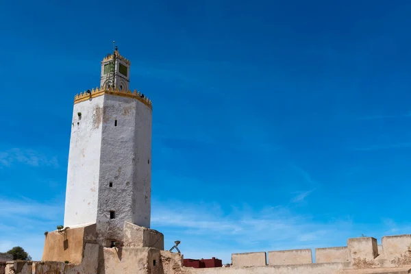 Minarete Cidade Portuguesa Mazagan Cidade Costeira Jadida Marrocos Norte África — Fotografia de Stock
