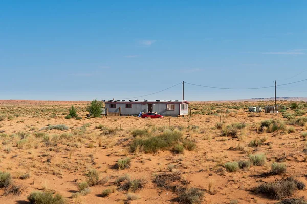 Kayenta Arizona July 204 Mobile Home Desert Kayenta Navajo County — Stock Photo, Image